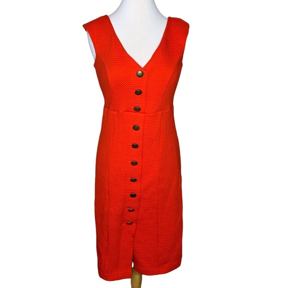 Anthropologie Maeve button front sleeveless dress - Picture 3 of 12